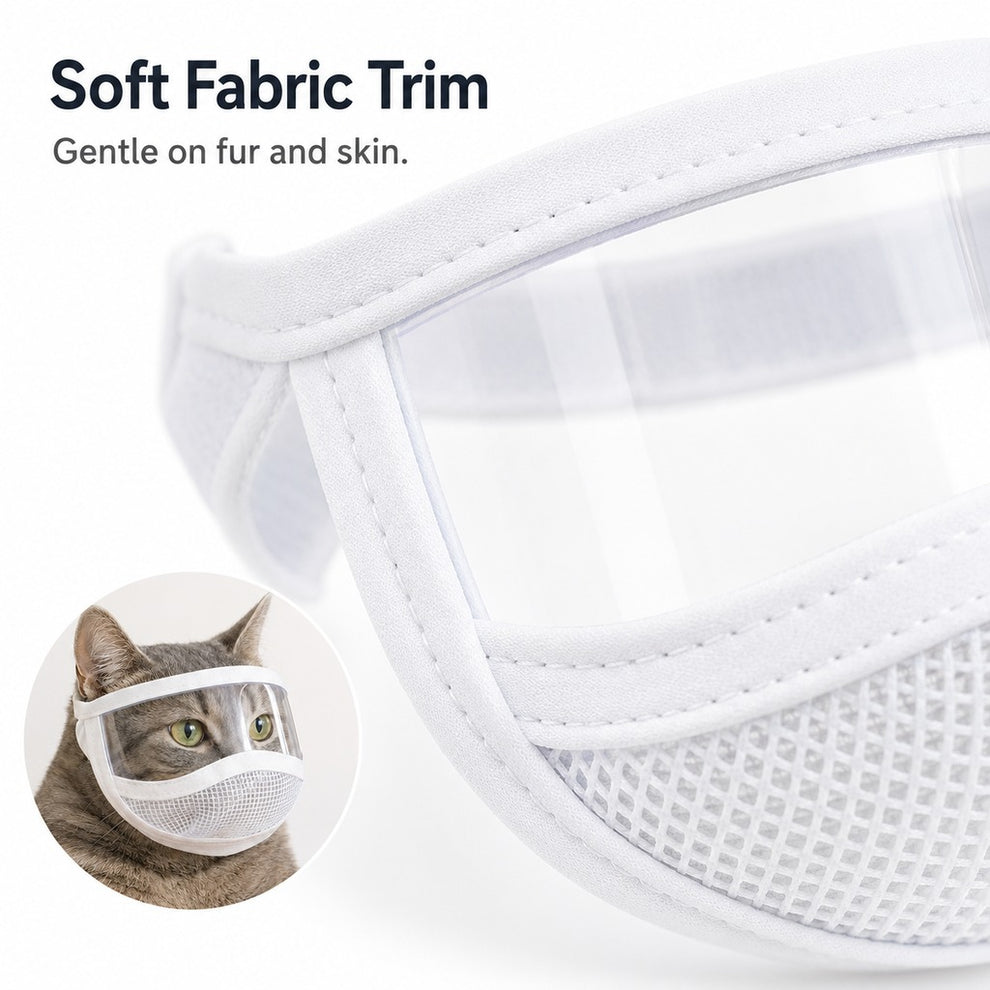 Paws in Awe Clear-View Cat Grooming Shield for Nail Trims & Ear Cleaning - Helps Reduce Bites and Scratches During Cat Care image 7