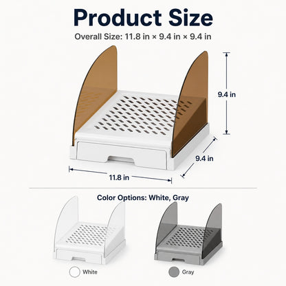 Adjustable Cat Litter Box Step with Pull-Out Tray for Cleaner Floors image 7