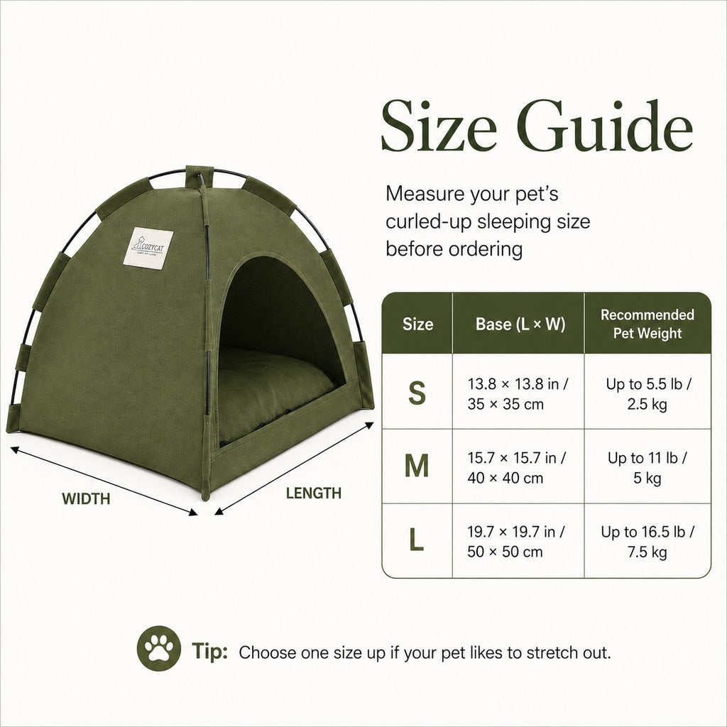 Paws in Awe Cozy Foldable Cat Tent Bed for Apartment Naps - Breathable Hideaway with Removable Cushion image 8
