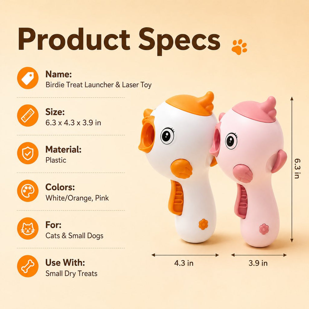 Interactive Cat Treat Launcher Toy with Laser - Indoor Cat Enrichment Game for Bored Cats, Exercise & Feeding Fun image 9