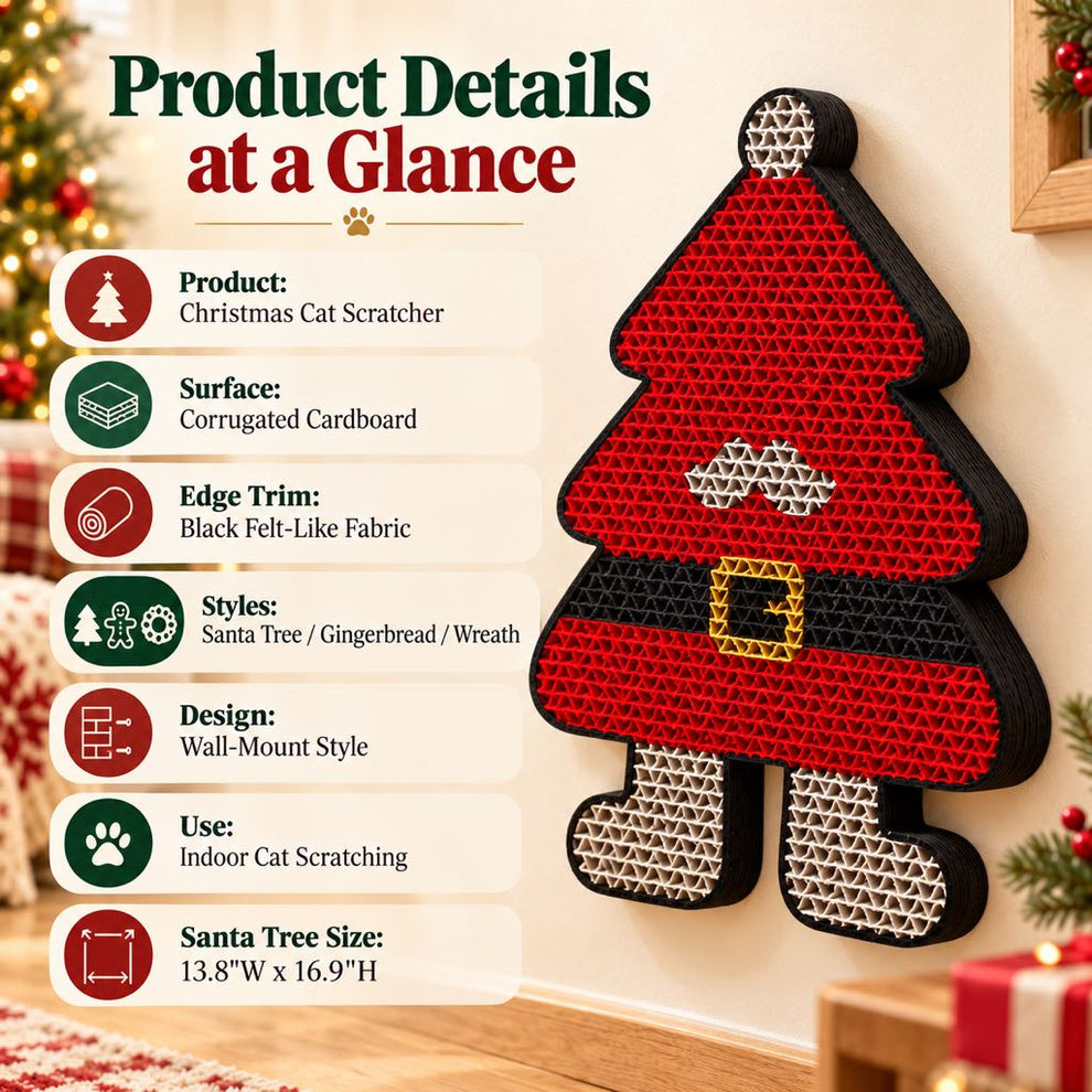 Christmas cat scratcher product details