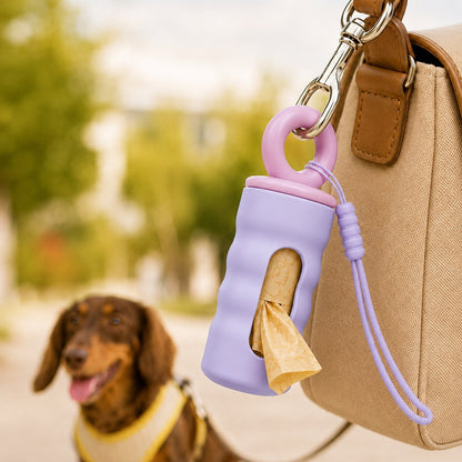 Paws in Awe Clip-On Dog Poop Bag Dispenser for Daily Walks - Compact Leash Waste Bag Holder That Keeps Bags Ready image 10