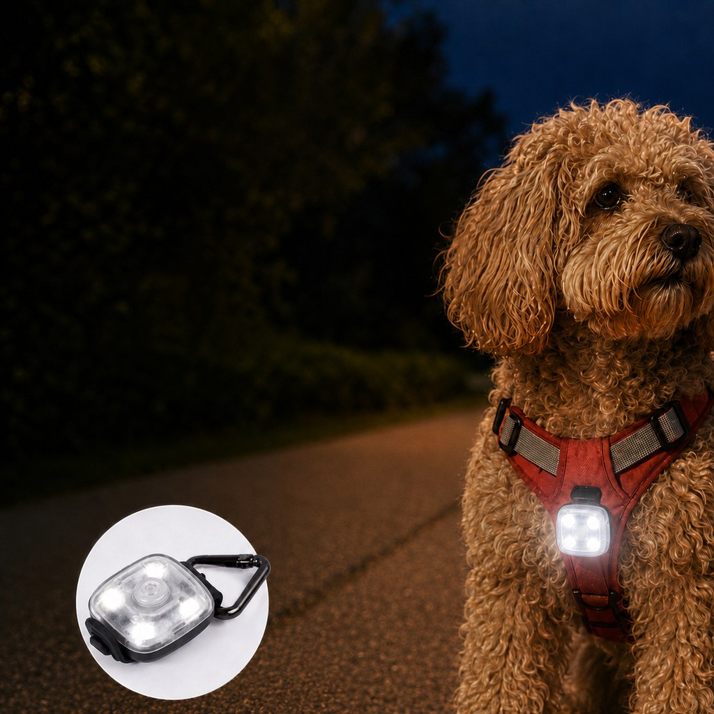 Paws in Awe Clip-On Pet Safety Light for Night Walks - Helps Dogs & Cats Stay Visible After Dark image 11