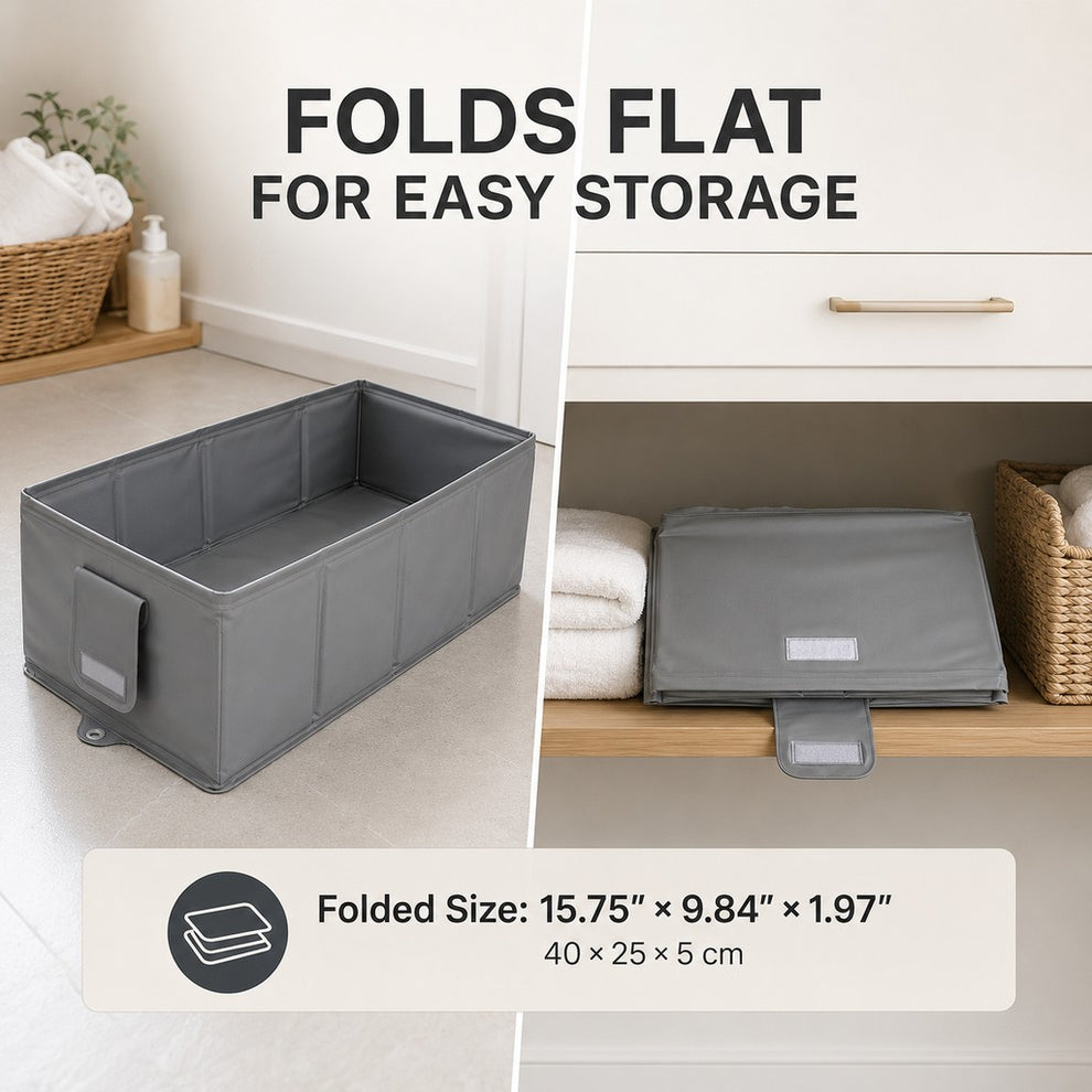 Collapsible Pet Bathtub with Drain Plug for Cats & Small Dogs - Easy At-Home Baths, Folds Flat for Storage image 2