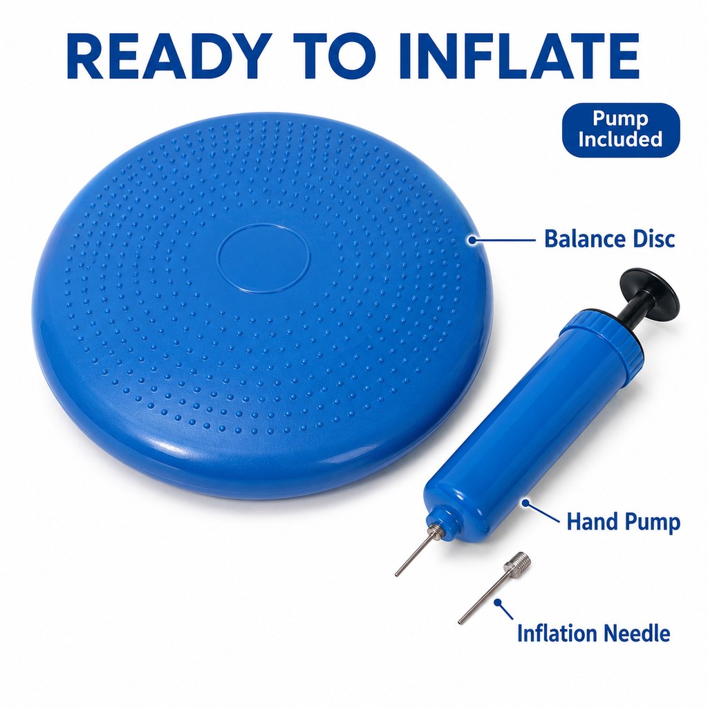Compact indoor dog fitness training disc