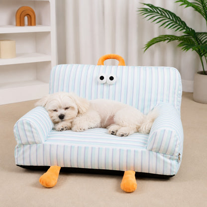 Paws in Awe Cozy Pet Sofa Bed for Cats & Small Dogs - Warm Indoor Lounger with Winter & All-Season Options image 11