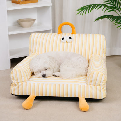Paws in Awe Cozy Pet Sofa Bed for Cats & Small Dogs - Warm Indoor Lounger with Winter & All-Season Options image 10
