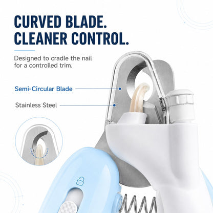 Paws in Awe Pet Nail Clippers for At-Home Grooming – LED Guard & Mini Styles for Cleaner, Easier Dog & Cat Nail Trims image 6