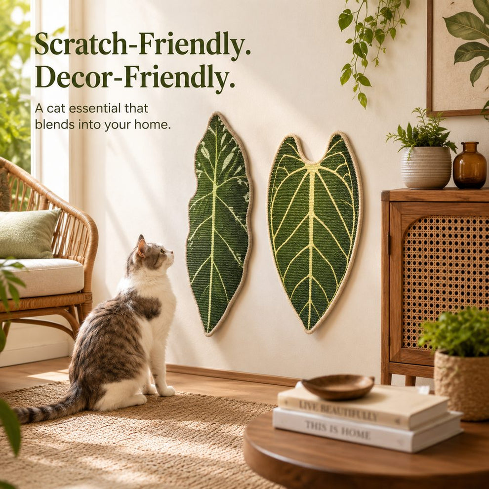 Decor-friendly botanical cat scratcher