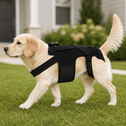 Paws in Awe Dog Back Support Brace for Senior & Recovering Dogs - Full-Body Mobility Vest for Walking Stability image 1