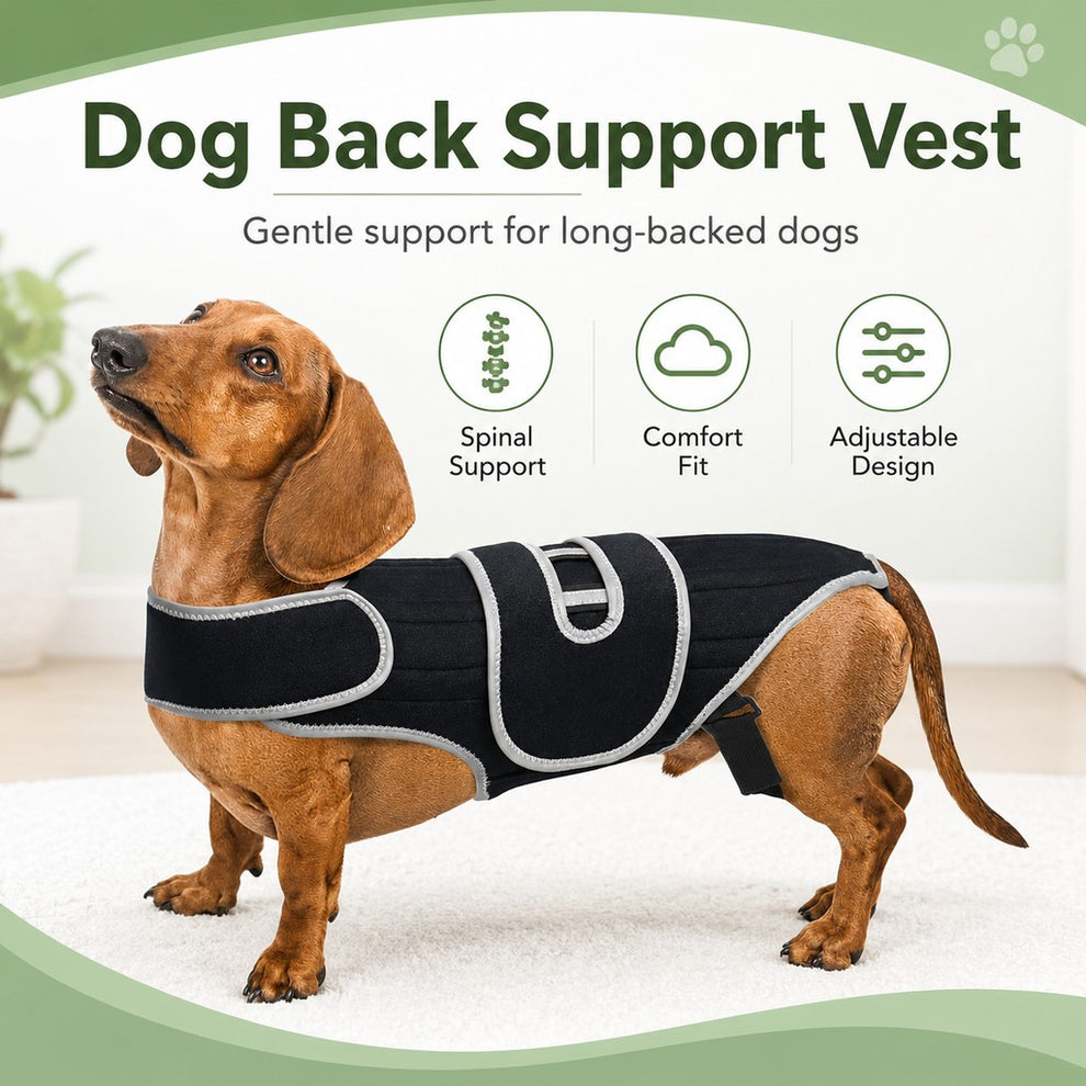 Paws in Awe Dog Back Support Vest for Daily Walks & Home Recovery - Adjustable Support for Long-Backed and Senior Dogs image 8