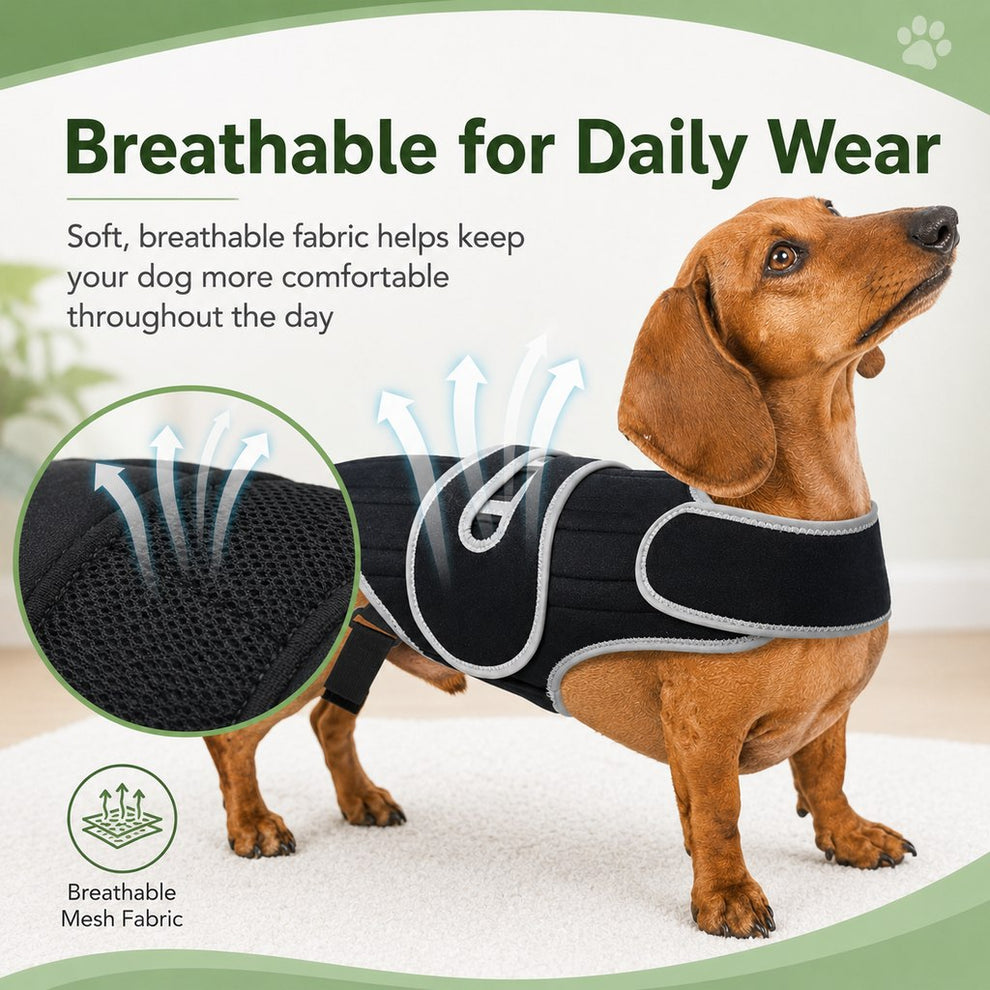 Paws in Awe Dog Back Support Vest for Daily Walks & Home Recovery - Adjustable Support for Long-Backed and Senior Dogs image 7