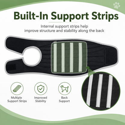 Paws in Awe Dog Back Support Vest for Daily Walks & Home Recovery - Adjustable Support for Long-Backed and Senior Dogs image 6