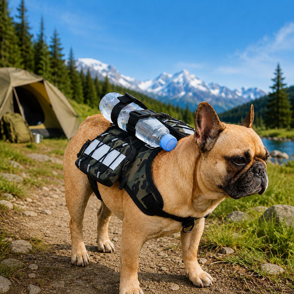 Paws in Awe Dog Backpack Harness for Hiking & Daily Walks - Reflective Saddle Bag Vest for Carrying Water, Treats & Essentials image 1