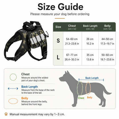 Paws in Awe Dog Backpack Harness for Hiking & Daily Walks - Reflective Saddle Bag Vest for Carrying Water, Treats & Essentials image 9