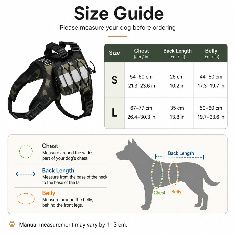 Paws in Awe Dog Backpack Harness for Hiking & Daily Walks - Reflective Saddle Bag Vest for Carrying Water, Treats & Essentials image 9