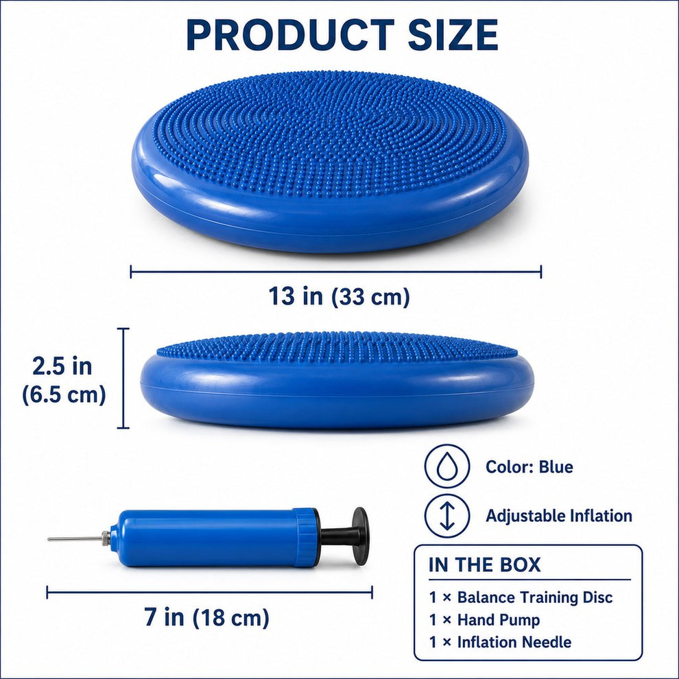 Dog balance disc pump and inflation needle included