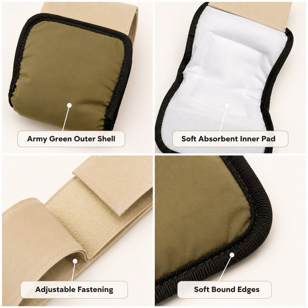 Paws in Awe 3-Pack Washable Male Dog Belly Bands for Indoor Marking & Senior Dribbles - Reusable Dog Diaper Wraps to Protect Floors & Furniture image 8