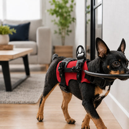 Paws in Awe Adjustable Dog Bumper Ring Harness for Safer Home Walking - Helps Blind & Senior Dogs Avoid Wall & Furniture Bumps image 12