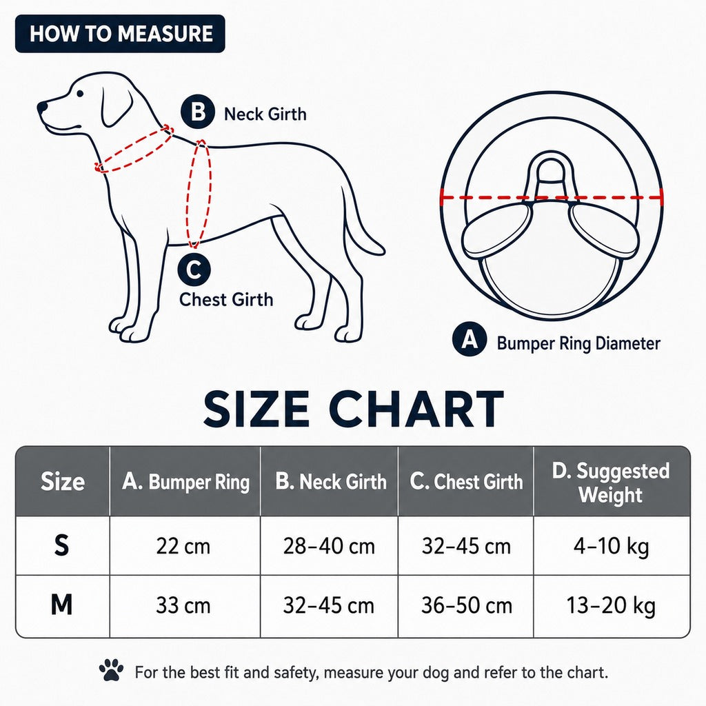 Paws in Awe Adjustable Dog Bumper Ring Harness for Safer Home Walking - Helps Blind & Senior Dogs Avoid Wall & Furniture Bumps image 11