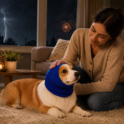Paws in Awe Dog Calming Head Wrap for Thunder, Fireworks & Cold Walks - Soft Ear Coverage for Stressful Moments image 12