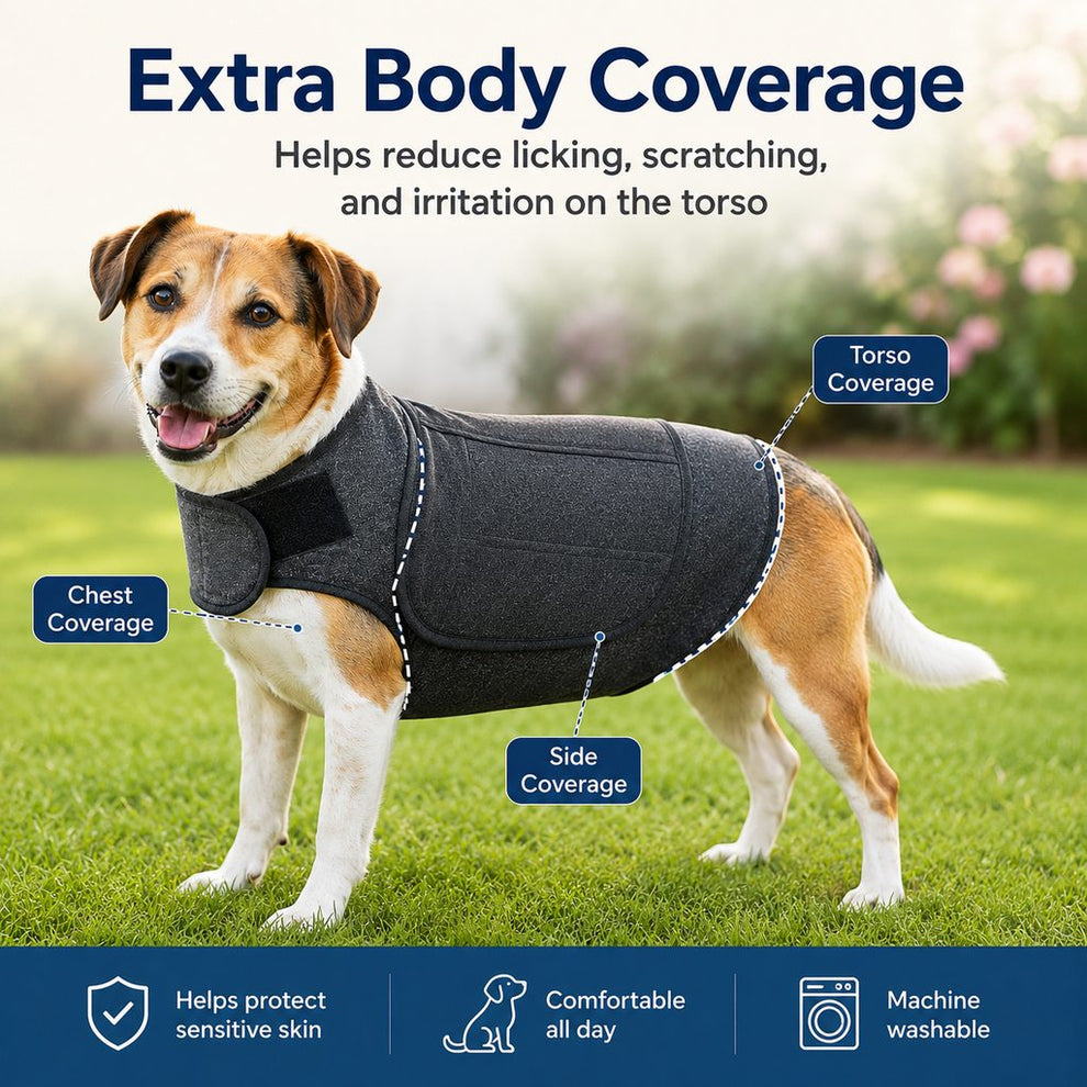 Paws in Awe Dog Calming Vest for Travel & Vet Visits - Adjustable Comfort Wrap for Nervous Dogs image 8