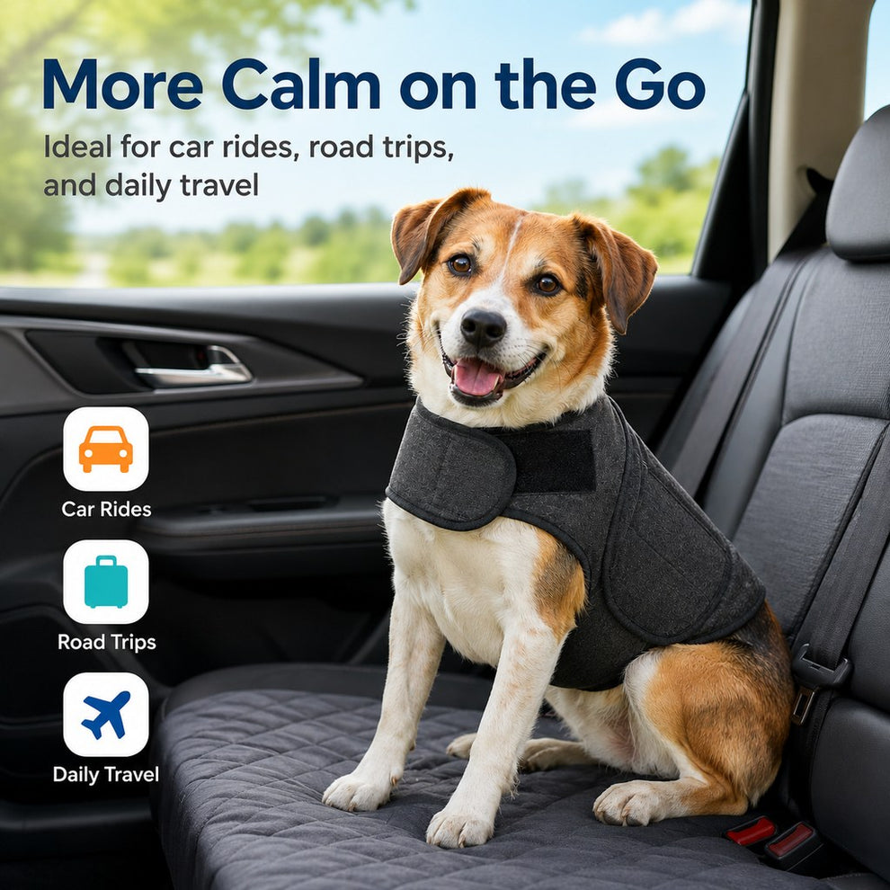 Paws in Awe Dog Calming Vest for Travel & Vet Visits - Adjustable Comfort Wrap for Nervous Dogs image 3