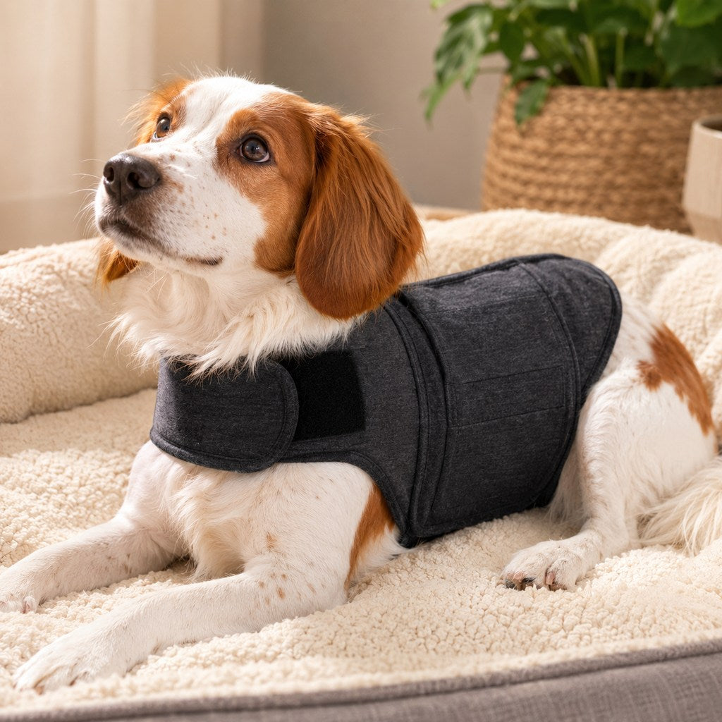 Paws in Awe Dog Calming Vest for Travel & Vet Visits - Adjustable Comfort Wrap for Nervous Dogs image 1