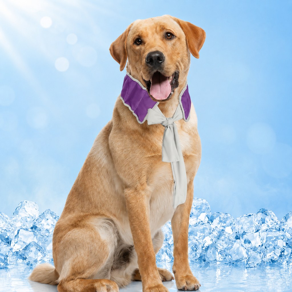 Paws in Awe Dog Cooling Neck Wrap for Summer Walks, Hiking & Beach Days – Water-Activated Cooling Collar Scarf for Hot Weather Comfort image 11