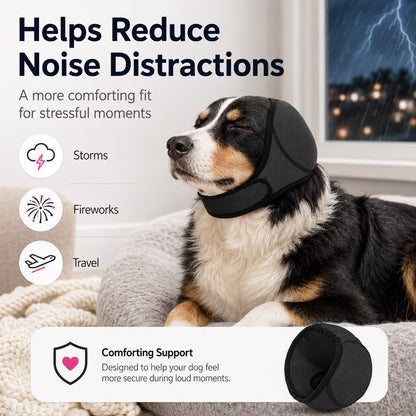 Paws in Awe Dog Ear Cover for Swimming, Bath Time & Loud Noise Comfort - Soft Calming Ear Muff to Help Keep Water & Debris Out image 10
