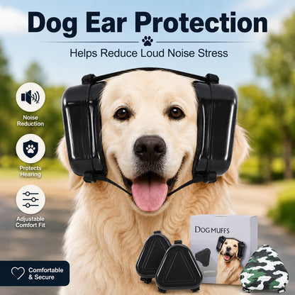 Paws in Awe Dog Noise Reduction Ear Muffs for Fireworks, Thunderstorms & Travel - Adjustable Hearing Protection for Noise-Sensitive Dogs image 2