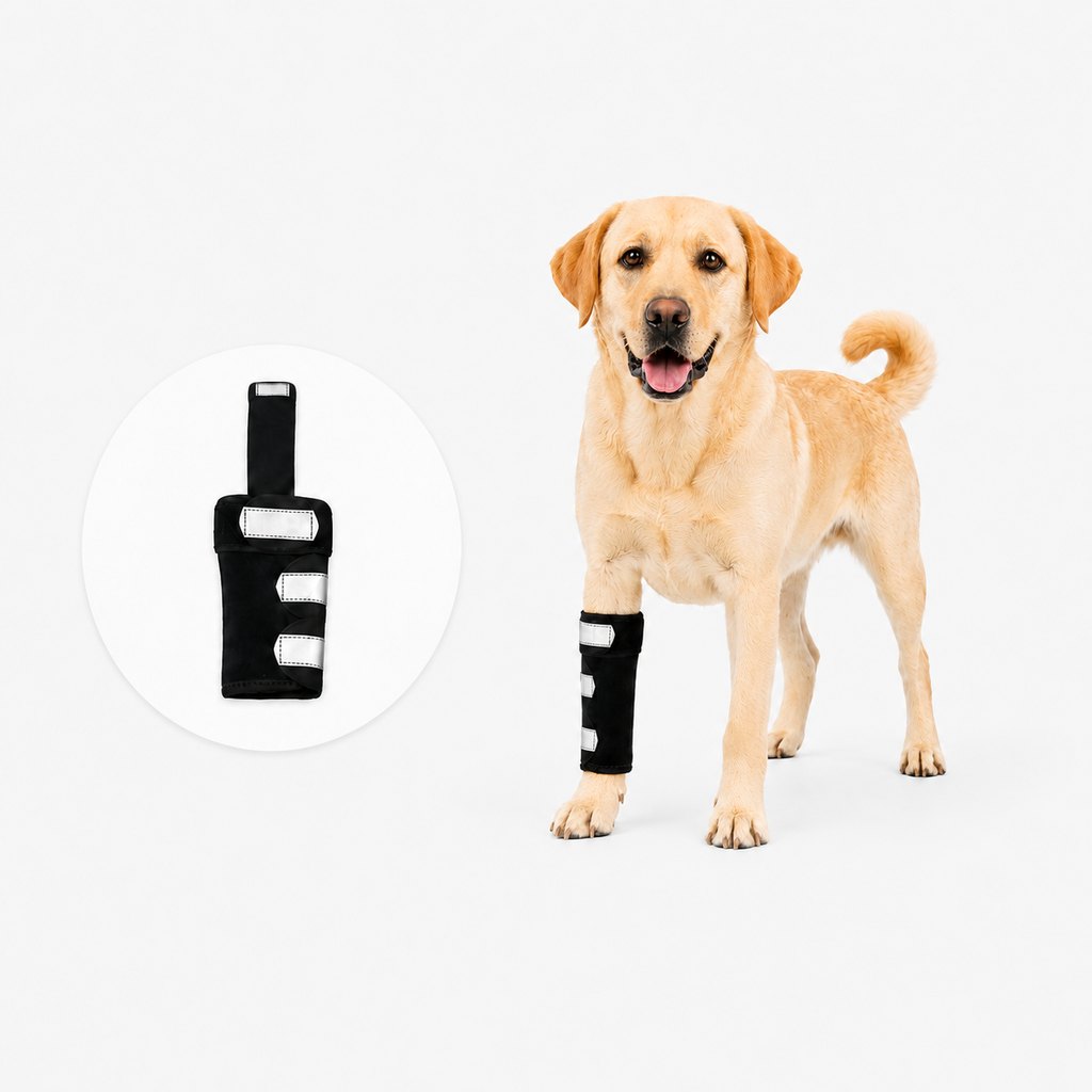 Paws in Awe Dog Front Leg Brace for Weak or Injured Legs - Adjustable Support for Stability, Recovery & Daily Walking Comfort image 10