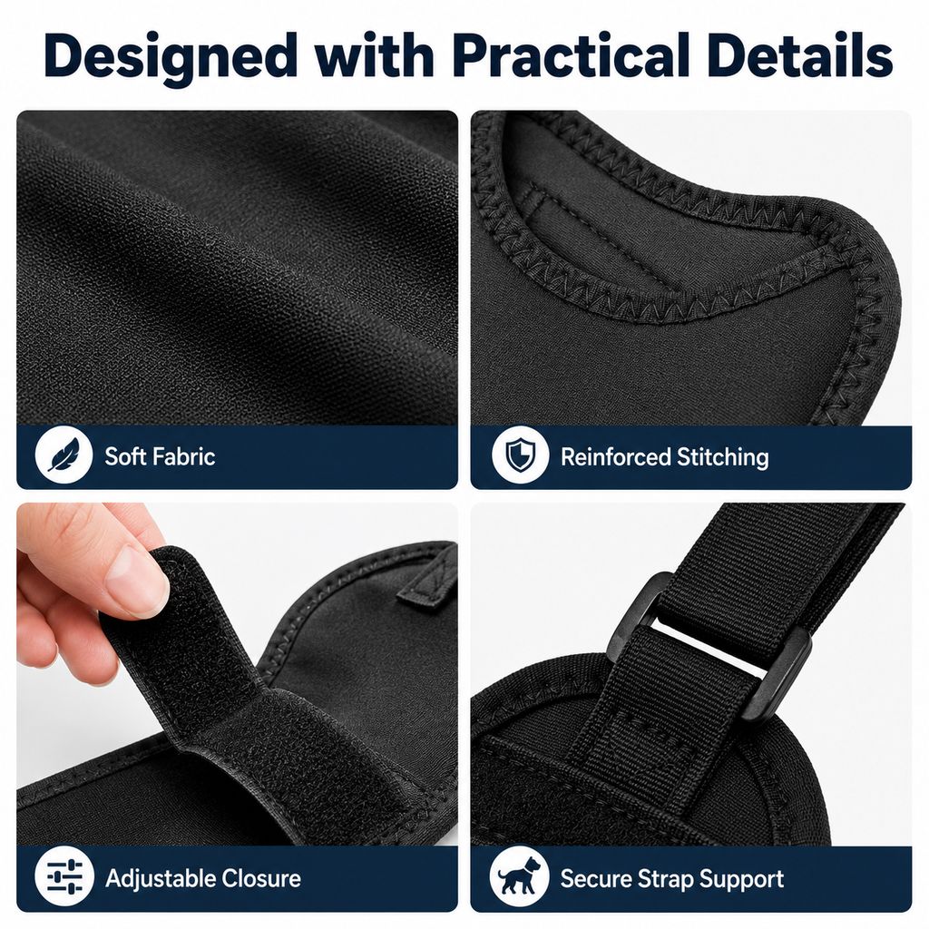 Paws in Awe Dog Front Leg Protective Sleeve for Recovery & Walks - Helps Reduce Licking image 8