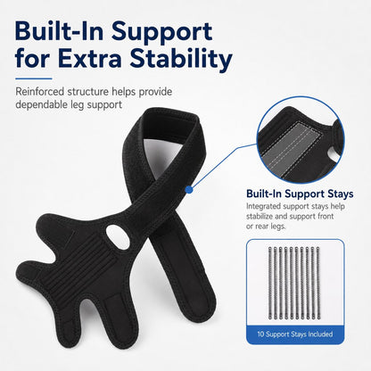 Paws in Awe Adjustable Dog Joint Support Brace for Daily Walks & Senior Leg Stability image 9