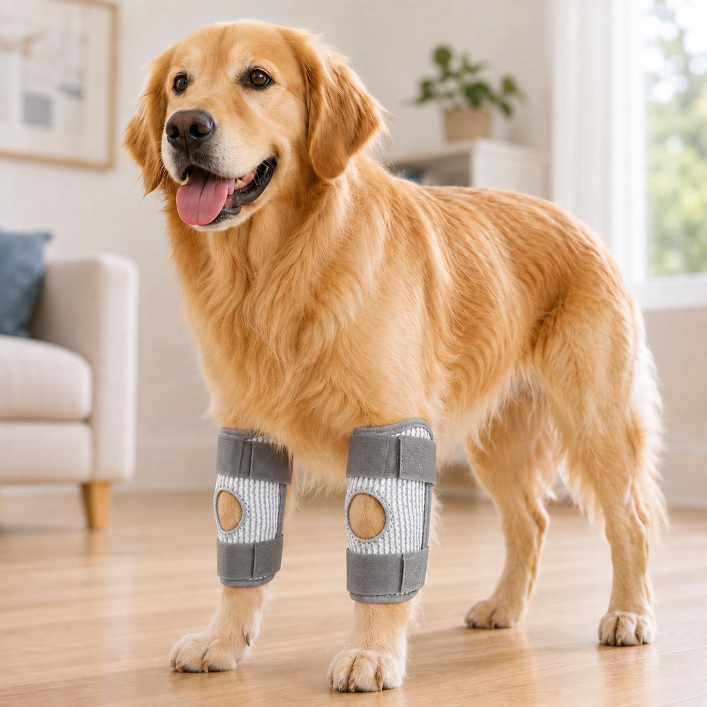 Paws in Awe Dog Knee Support Brace for Front & Rear Legs - Adjustable Joint Support Sleeve for Senior Dogs, Active Dogs & Everyday Mobility Assistance image 12