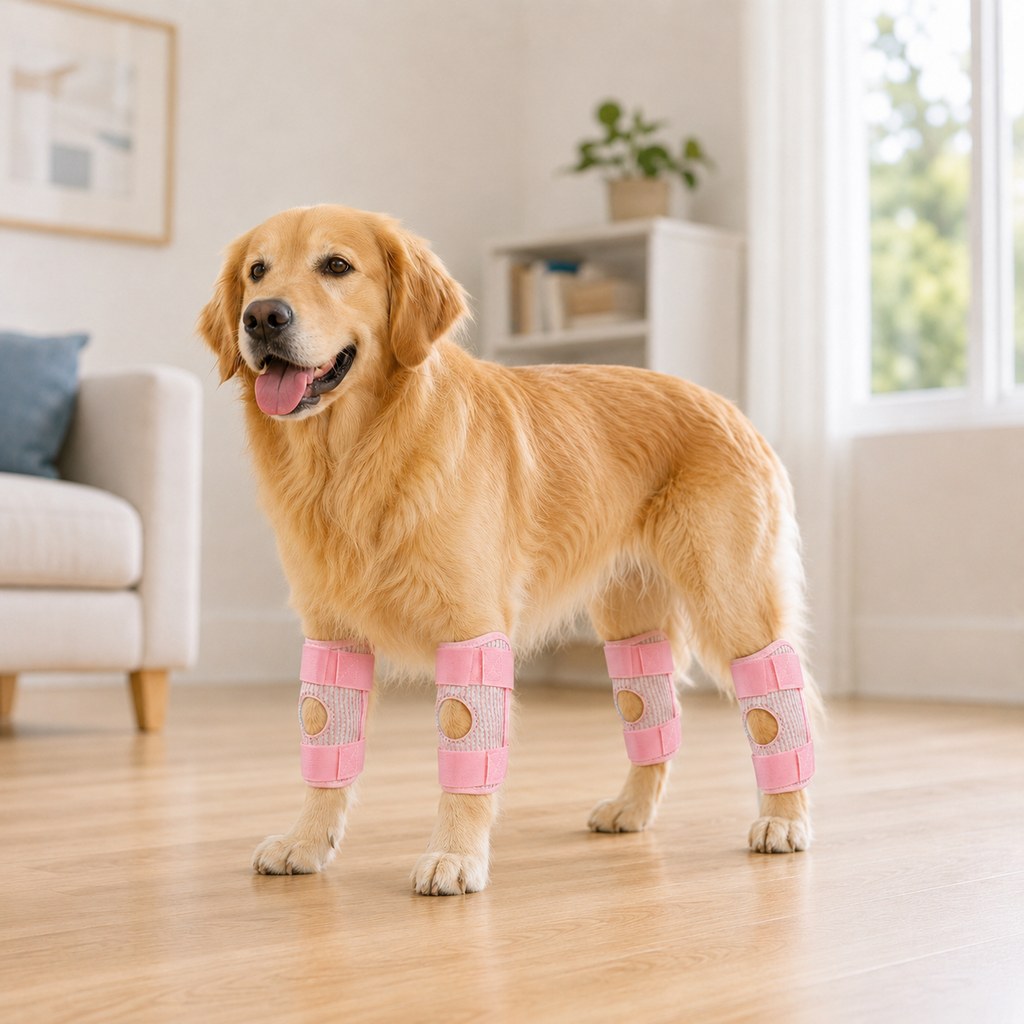 Paws in Awe Dog Knee Support Brace for Front & Rear Legs - Adjustable Joint Support Sleeve for Senior Dogs, Active Dogs & Everyday Mobility Assistance image 15