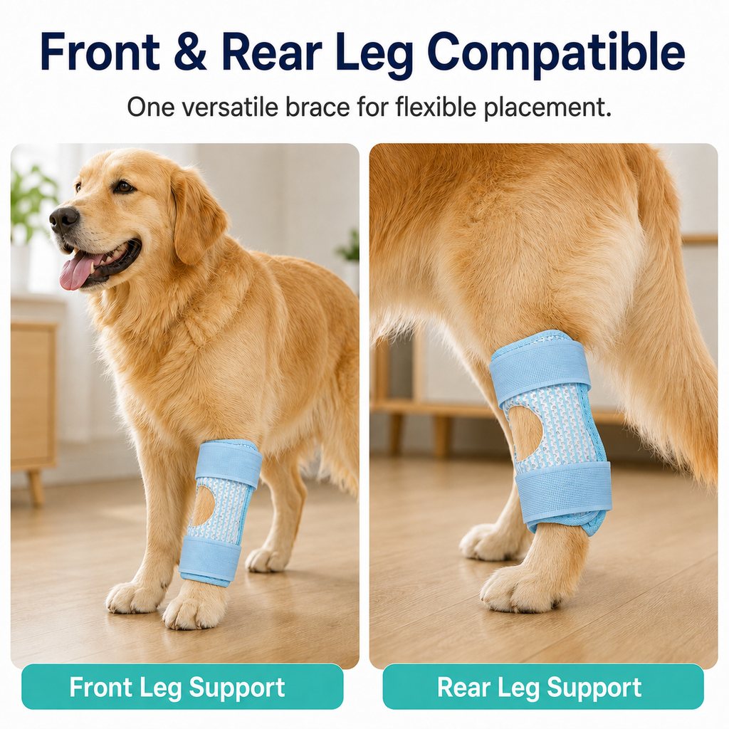 Paws in Awe Dog Knee Support Brace for Front & Rear Legs - Adjustable Joint Support Sleeve for Senior Dogs, Active Dogs & Everyday Mobility Assistance image 6