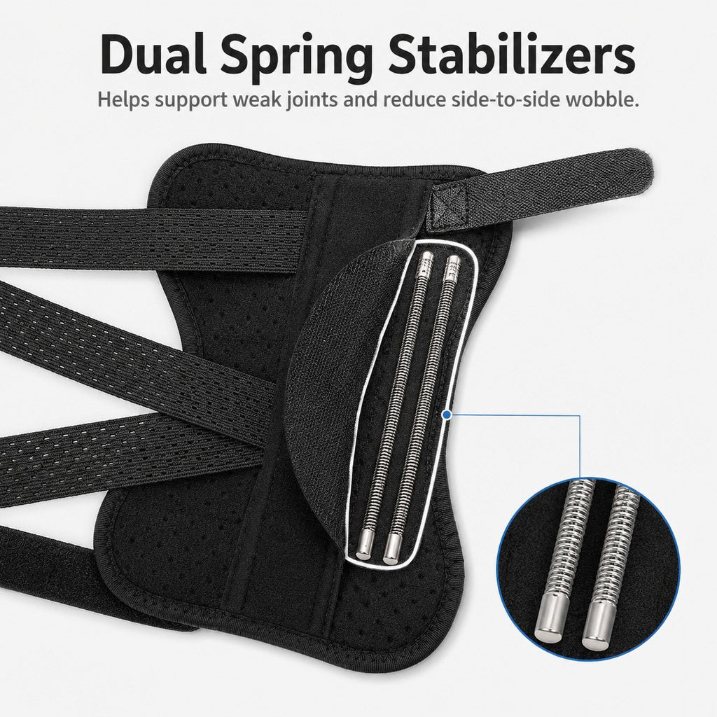 Paws in Awe Dog Leg Recovery Support Brace for Senior Dogs & Post-Surgery Wound Protection - Adjustable Front & Rear Leg Stabilizer image 2