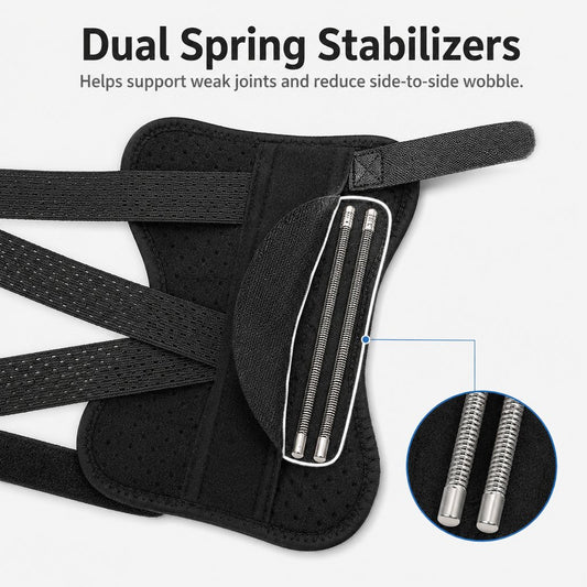 Paws in Awe Dog Leg Recovery Support Brace for Senior Dogs & Post-Surgery Wound Protection - Adjustable Front & Rear Leg Stabilizer image 2