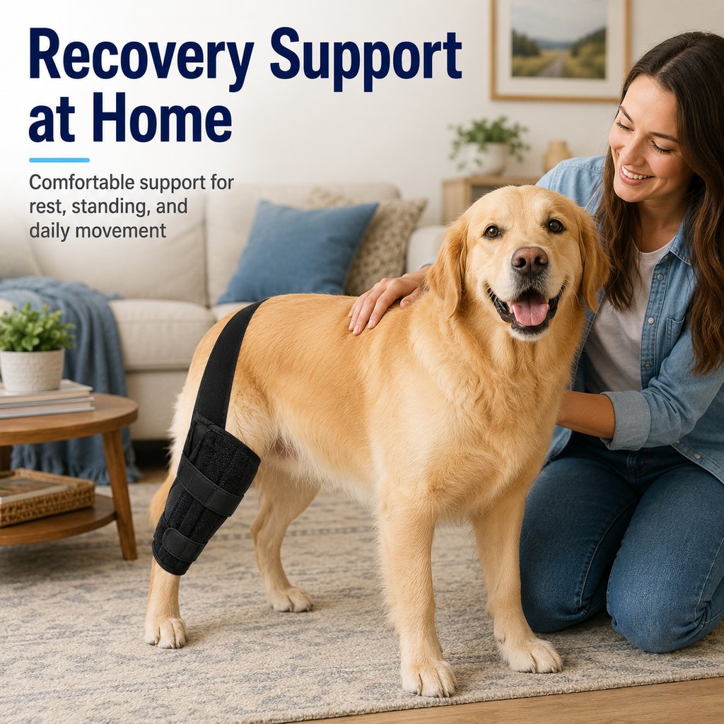 Paws in Awe Adjustable Dog Leg Support Brace for Daily Walks - Support for Weak Front or Hind Legs image 2