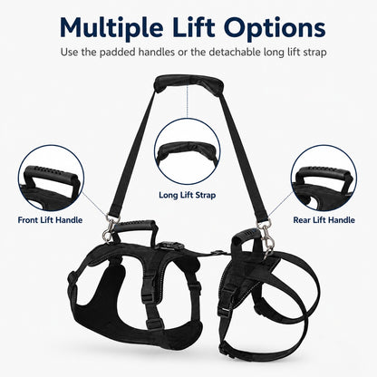 Paws in Awe Full-Body Dog Lift Harness for Large Dogs - Front & Rear Mobility Support for Stairs, Car Ramps and Weak Hind Legs image 7