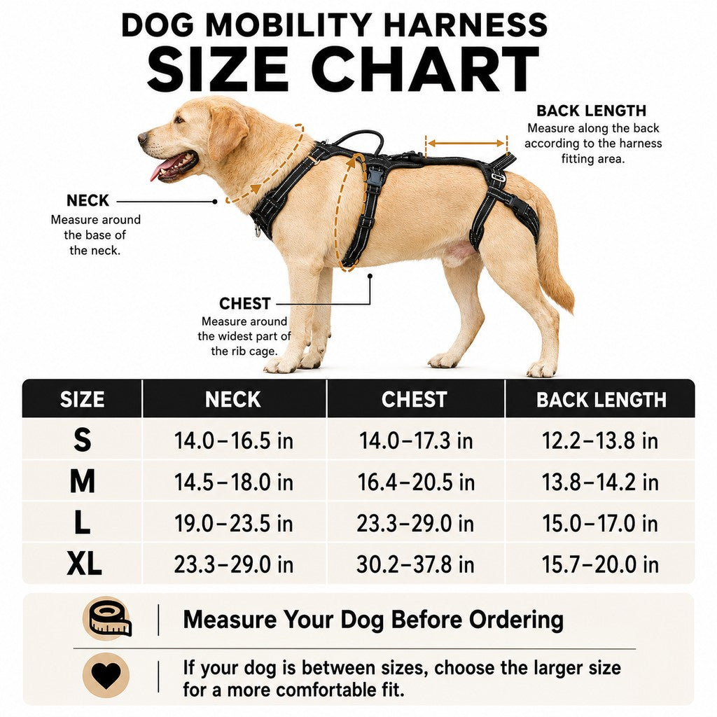 Paws in Awe Full Body Dog Lift Harness for Stairs & Car - Mobility Support for Weak Hind Legs image 9