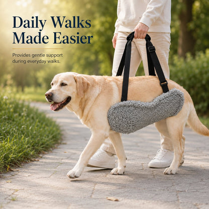 Paws in Awe Dog Lift Support Sling for Stairs & Walks - Adjustable Mobility Harness for Senior Dogs with Weak Legs image 3