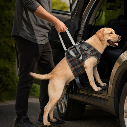 Paws in Awe Dog Mobility Support Harness for Stairs & Cars - Front or Rear Lift Assist for Weak Legs image 1