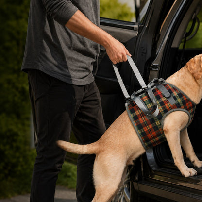 dog-mobility-support-harness-car-entry-detail