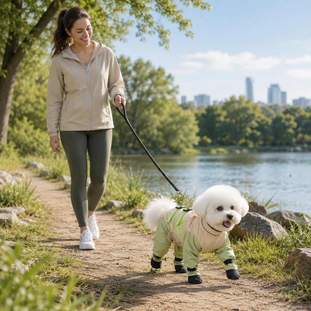 Paws in Awe Dog Outdoor Protection Suit – Keep Fur Cleaner from Grass, Dirt, Bugs & Wet Ground During Walks image 7