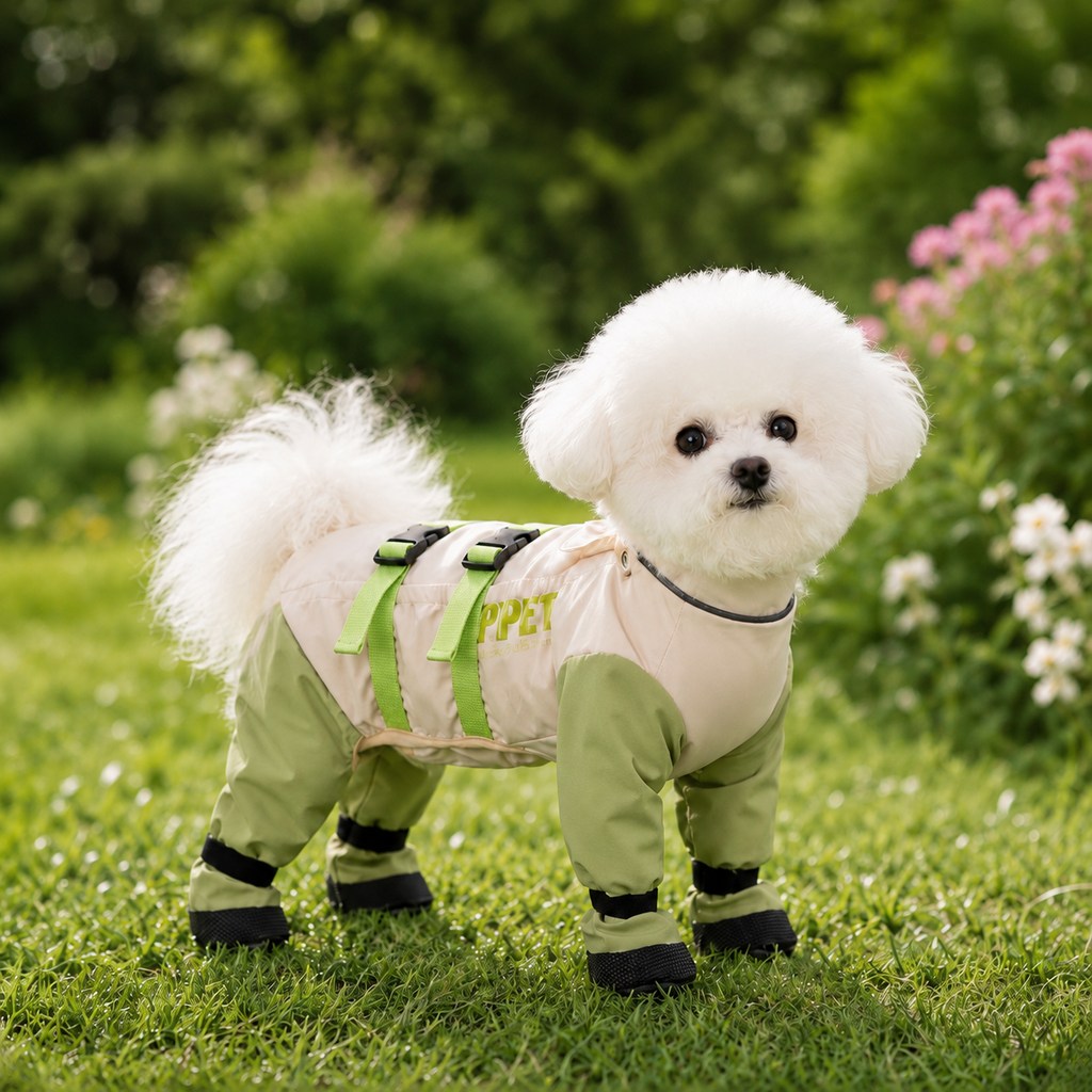Paws in Awe Dog Outdoor Protection Suit – Keep Fur Cleaner from Grass, Dirt, Bugs & Wet Ground During Walks image 1