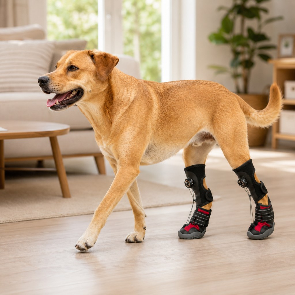 Dog paw-lift support boots size guide