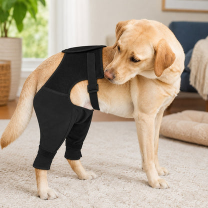 Paws in Awe Dog Rear Leg Recovery Sleeve for Post-Surgery Care & Licking Protection image 1