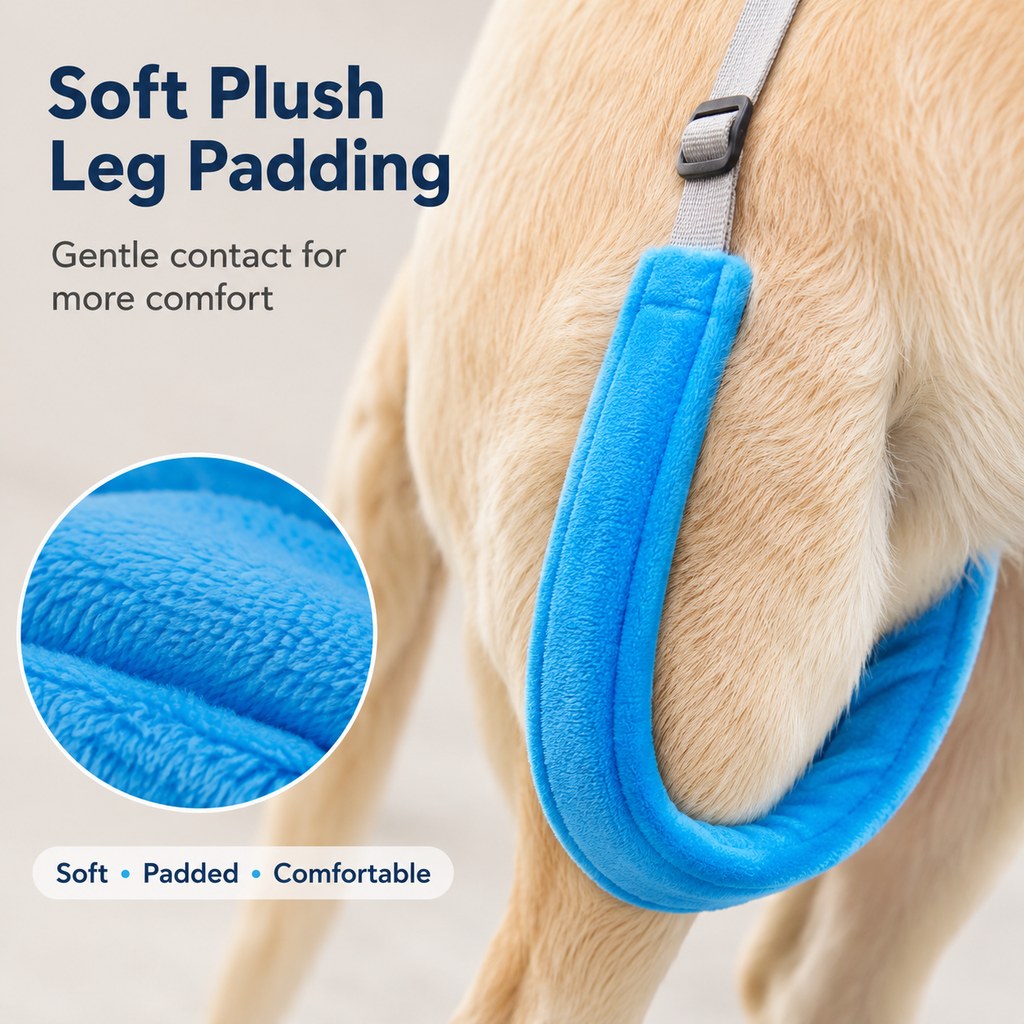 Paws in Awe Dog Rear Leg Lift Support Sling for Stairs & Cars - Senior Dog Mobility Support image 5